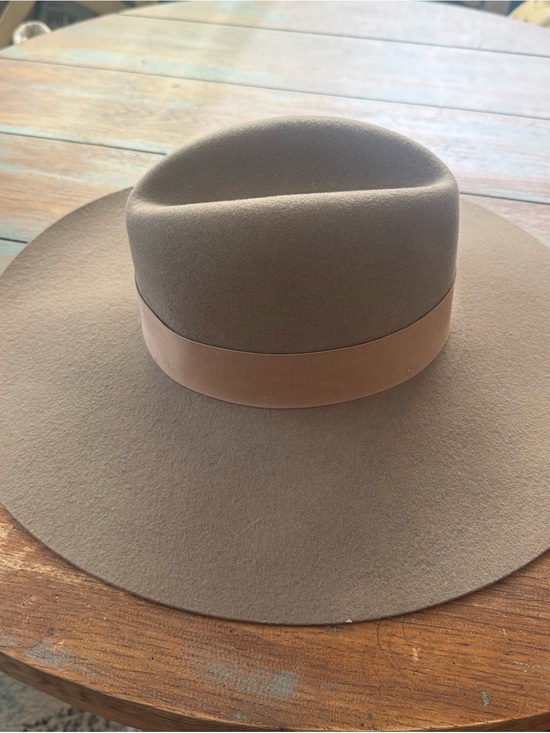 Stetson The Rapture like new Wide Brim Felt Hat in Mushroom Leather Band small main image 7